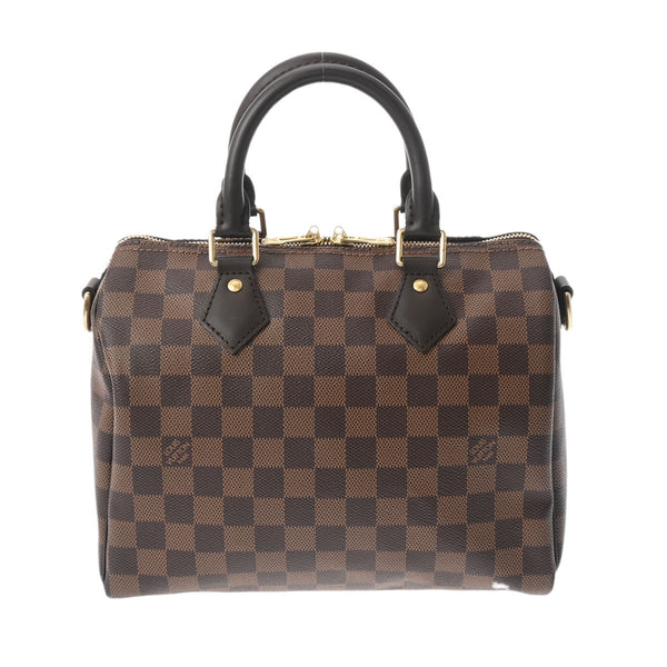 LOUIS VUITTON ルイヴィトン ダミエ スピーディ バンドリエール 25  ブラウン N41368 レディース ダミエキャンバス ハンドバッグ 新同 中古 銀蔵