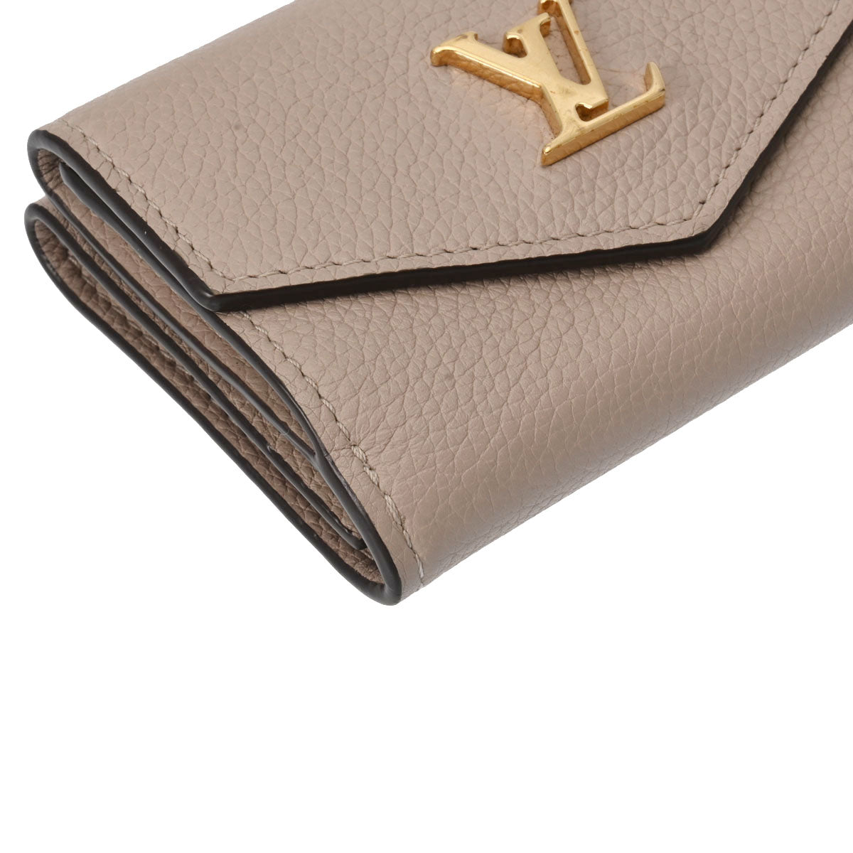 ルイヴィトンポルトフォイユ ロックミニ グレージュ レディース カーフ 三つ折り財布 M69340 LOUIS VUITTON 中古 – 銀蔵オンライン