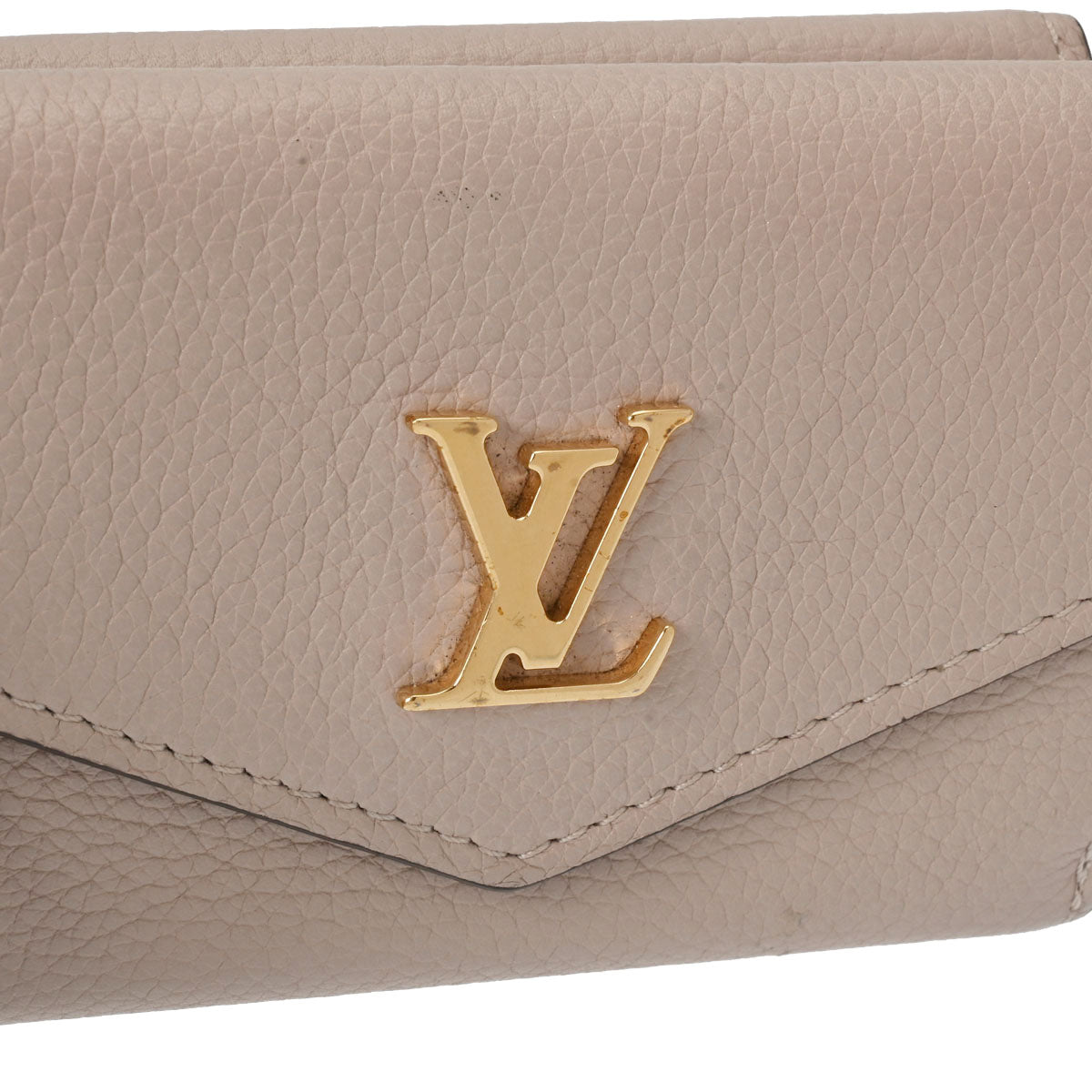 ルイヴィトンポルトフォイユ ロックミニ グレージュ レディース カーフ 三つ折り財布 M69340 LOUIS VUITTON 中古 – 銀蔵オンライン