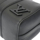 LOUIS VUITTON ルイヴィトン アエログラム シティキーポル 黒 M59255 メンズ トリヨンレザー ショルダーバッグ Aランク 中古 銀蔵