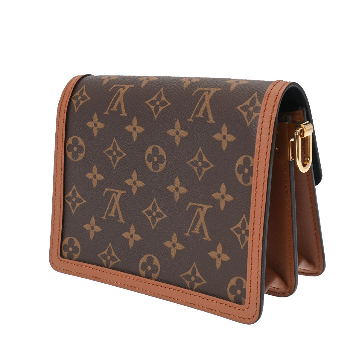 LOUIS VUITTON ルイヴィトン モノグラムリバース ドーフィーヌ MINI ブラウン M45959 レディース モノグラムリバースキャンバス  ショルダーバッグ Aランク 中古 - 値下げ品