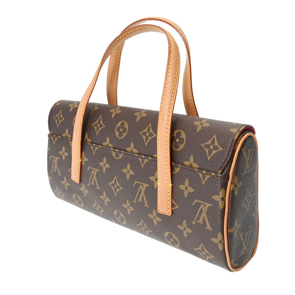 LOUIS VUITTON ルイヴィトン モノグラム ソナチネ  ブラウン M51902 レディース モノグラムキャンバス ハンドバッグ ABランク 中古 銀蔵