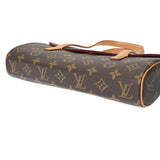 LOUIS VUITTON ルイヴィトン モノグラム ソナチネ  ブラウン M51902 レディース モノグラムキャンバス ハンドバッグ ABランク 中古 銀蔵