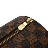 LOUIS VUITTON ルイヴィトン ダミエ パピヨン PM ブラウン N51304 レディース ダミエキャンバス ハンドバッグ Aランク 中古 銀蔵