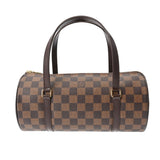 LOUIS VUITTON ルイヴィトン ダミエ パピヨン PM ブラウン N51304 レディース ダミエキャンバス ハンドバッグ Aランク 中古 銀蔵