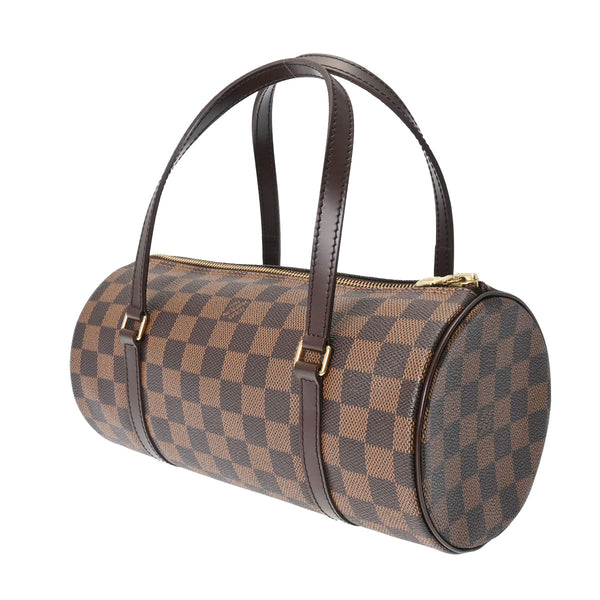 LOUIS VUITTON ルイヴィトン ダミエ パピヨン PM ブラウン N51304 レディース ダミエキャンバス ハンドバッグ Aランク 中古 銀蔵