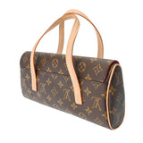 LOUIS VUITTON ルイヴィトン モノグラム ソナチネ  ブラウン M51902 レディース モノグラムキャンバス ハンドバッグ ABランク 中古 銀蔵