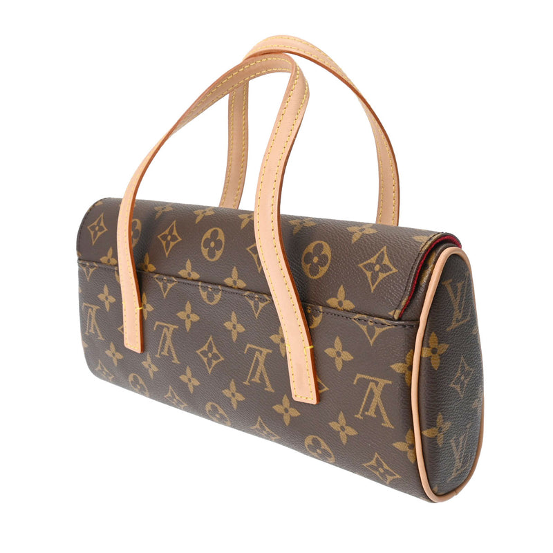 LOUIS VUITTON ルイヴィトン モノグラム ソナチネ  ブラウン M51902 レディース モノグラムキャンバス ハンドバッグ ABランク 中古 銀蔵