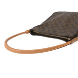 LOUIS VUITTON ルイヴィトン モノグラム ルーピング GM ブラウン M51145 レディース モノグラムキャンバス ワンショルダーバッグ Bランク 中古 銀蔵