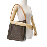 LOUIS VUITTON ルイヴィトン モノグラム ルーピング GM ブラウン M51145 レディース モノグラムキャンバス ワンショルダーバッグ Bランク 中古 銀蔵