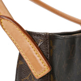 LOUIS VUITTON ルイヴィトン モノグラム ルーピング GM ブラウン M51145 レディース モノグラムキャンバス ワンショルダーバッグ Bランク 中古 銀蔵