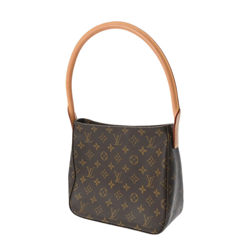 LOUIS VUITTON ルイヴィトン モノグラム ルーピング MM  ブラウン M51146 レディース モノグラムキャンバス セミショルダーバッグ ABランク 中古 銀蔵