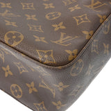 LOUIS VUITTON ルイヴィトン モノグラム ルーピング GM ブラウン M51145 レディース モノグラムキャンバス ワンショルダーバッグ ABランク 中古 銀蔵