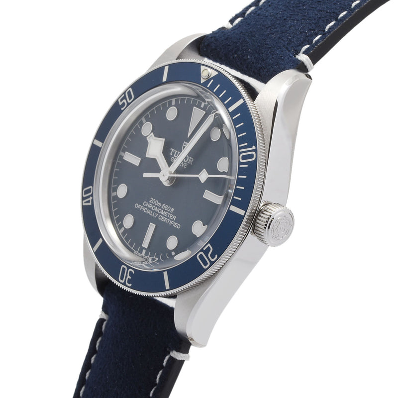 TUDOR チュードル ブラックベイ フィフティエイト 79030B メンズ SS/革 腕時計 自動巻き 青文字盤 未使用 銀蔵