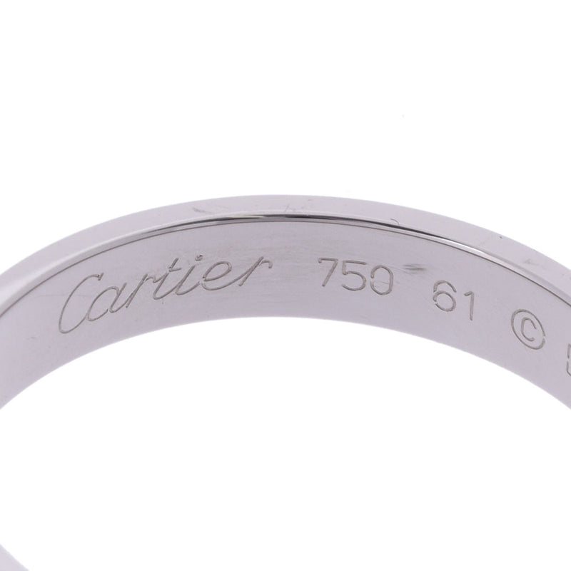 CARTIER カルティエ ミニラブリング #61 20.5号 メンズ K18ホワイトゴールド リング・指輪 Aランク 中古 銀蔵