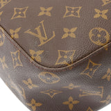 LOUIS VUITTON ルイヴィトン モノグラム ルーピング GM ブラウン M51145 レディース モノグラムキャンバス ワンショルダーバッグ Bランク 中古 銀蔵