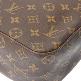 LOUIS VUITTON ルイヴィトン モノグラム ルーピング GM ブラウン M51145 レディース モノグラムキャンバス ワンショルダーバッグ Bランク 中古 銀蔵