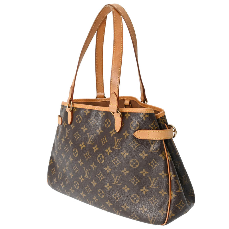 LOUIS VUITTON ルイヴィトン モノグラム バティニョール オリゾンタル ブラウン M51154 レディース モノグラムキャンバス トートバッグ Bランク 中古 銀蔵