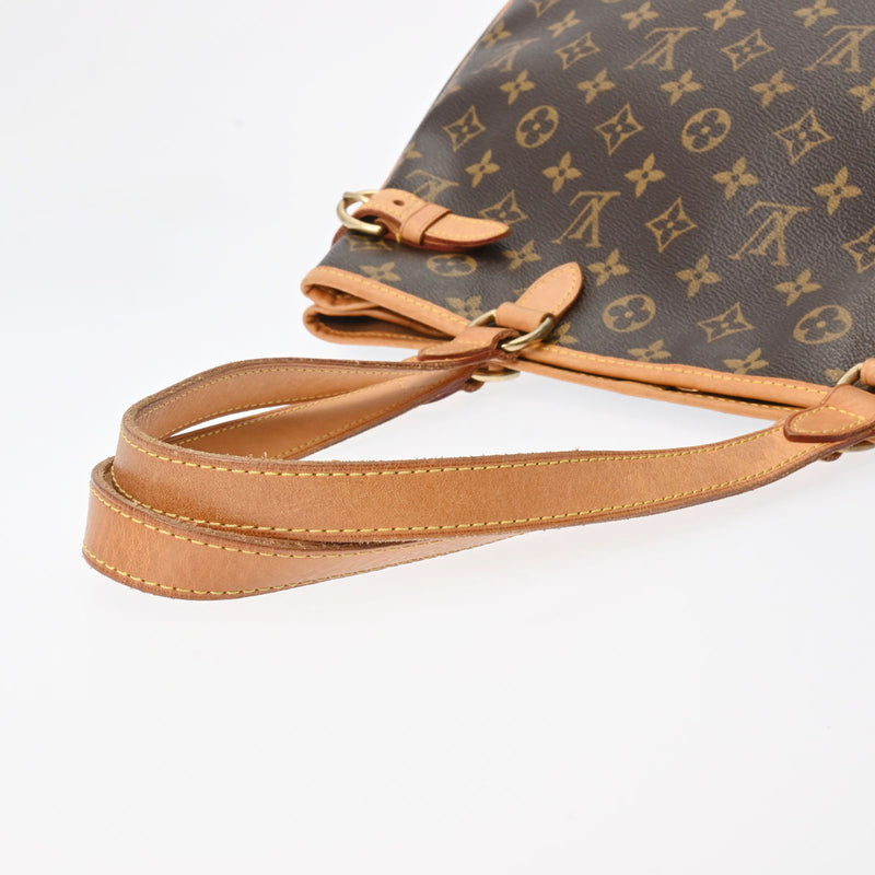 LOUIS VUITTON ルイヴィトン モノグラム バティニョール オリゾンタル ブラウン M51154 レディース モノグラムキャンバス トートバッグ Bランク 中古 銀蔵