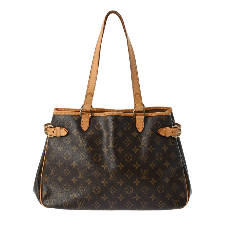 LOUIS VUITTON ルイヴィトン モノグラム バティニョール オリゾンタル ブラウン M51154 レディース モノグラムキャンバス トートバッグ Bランク 中古 銀蔵