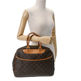 LOUIS VUITTON ルイヴィトン モノグラム ドーヴィル ブラウン M47270 レディース モノグラムキャンバス ハンドバッグ Bランク 中古 銀蔵