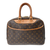 LOUIS VUITTON ルイヴィトン モノグラム ドーヴィル ブラウン M47270 レディース モノグラムキャンバス ハンドバッグ Bランク 中古 銀蔵