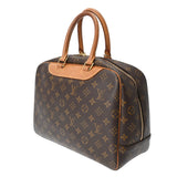 LOUIS VUITTON ルイヴィトン モノグラム ドーヴィル ブラウン M47270 レディース モノグラムキャンバス ハンドバッグ Bランク 中古 銀蔵