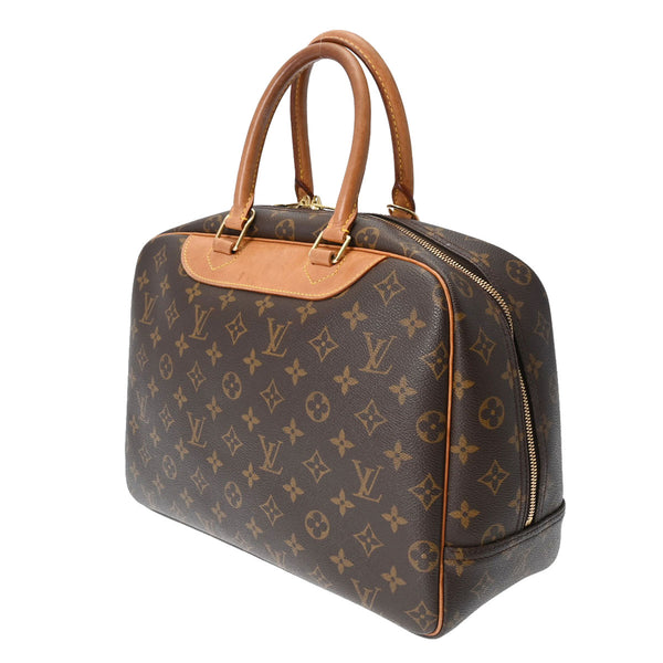 LOUIS VUITTON ルイヴィトン モノグラム ドーヴィル ブラウン M47270 レディース モノグラムキャンバス ハンドバッグ Bランク 中古 銀蔵