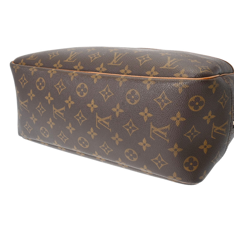 LOUIS VUITTON ルイヴィトン モノグラム ドーヴィル ブラウン M47270 レディース モノグラムキャンバス ハンドバッグ Bランク 中古 銀蔵