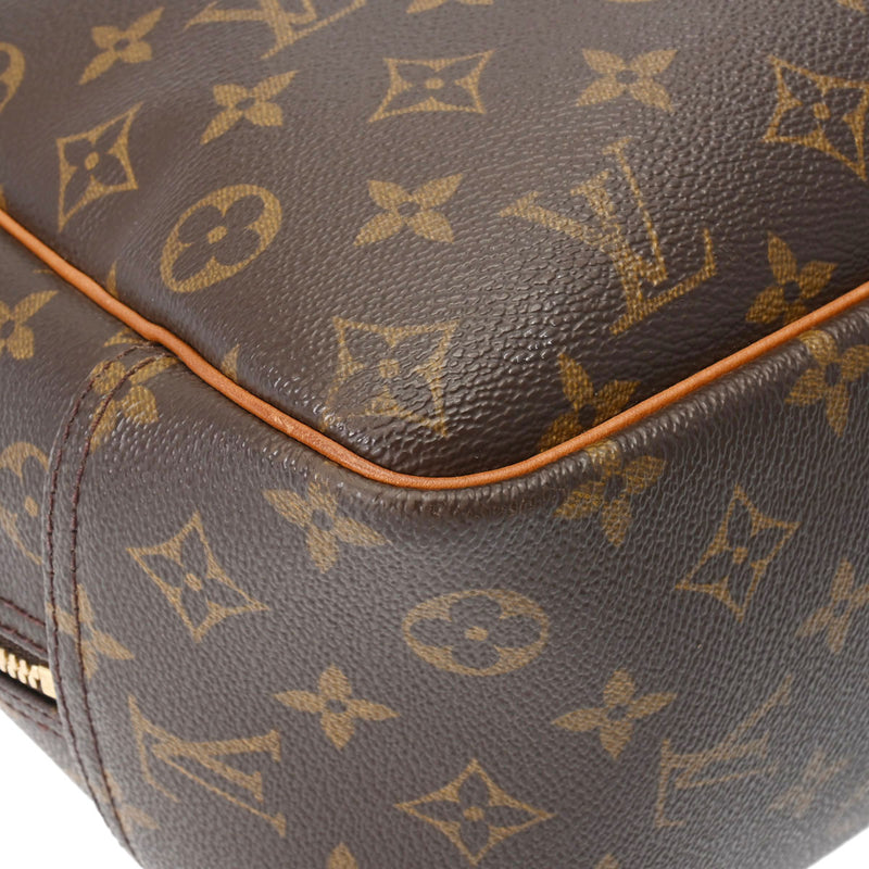 LOUIS VUITTON ルイヴィトン モノグラム ドーヴィル ブラウン M47270 レディース モノグラムキャンバス ハンドバッグ Bランク 中古 銀蔵