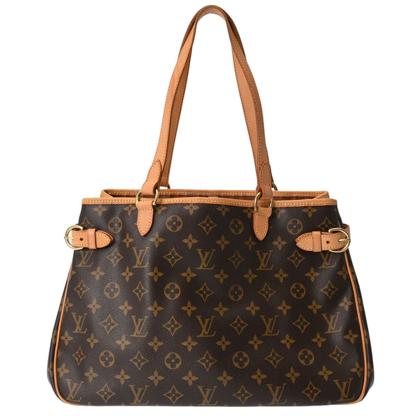 LOUIS VUITTON ルイヴィトン モノグラム バティニョール オリゾンタル ブラウン M51154 レディース モノグラムキャンバス トートバッグ ABランク 中古 銀蔵