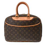 LOUIS VUITTON ルイヴィトン モノグラム ドーヴィル ブラウン M47270 レディース モノグラムキャンバス ハンドバッグ Bランク 中古 銀蔵