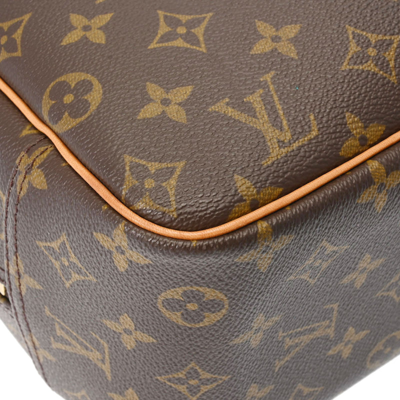 LOUIS VUITTON ルイヴィトン モノグラム ドーヴィル ブラウン M47270 レディース モノグラムキャンバス ハンドバッグ Bランク 中古 銀蔵