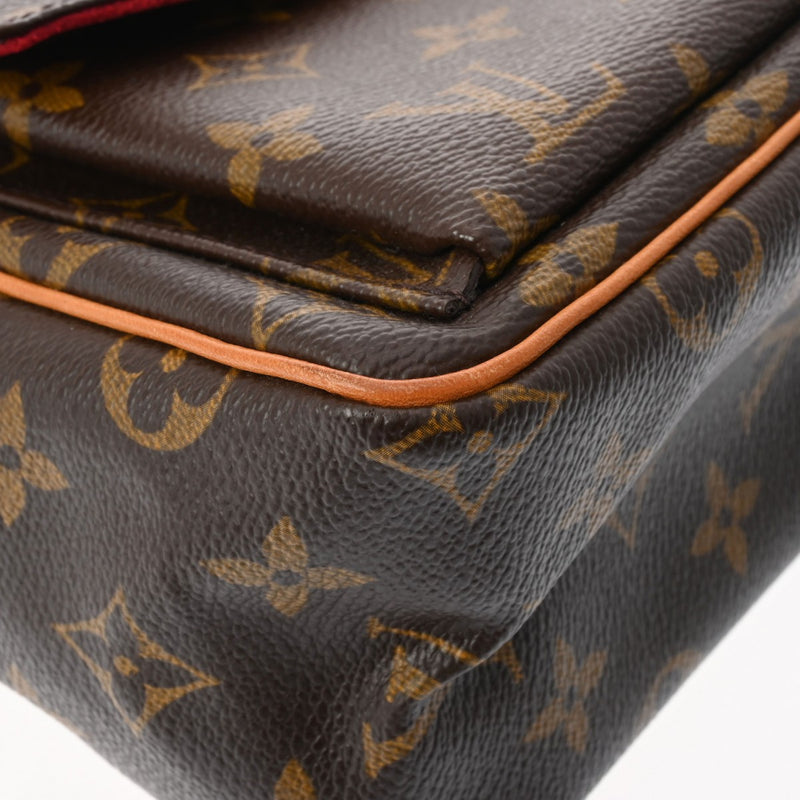 LOUIS VUITTON ルイヴィトン モノグラム ヴィバシテ PM ブラウン M51165 レディース モノグラムキャンバス ショルダーバッグ ABランク 中古 銀蔵