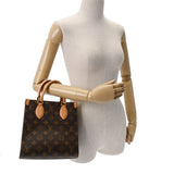 LOUIS VUITTON ルイヴィトン モノグラム サックプラ BB ブラウン M46265 レディース モノグラムキャンバス 2WAYバッグ ABランク 中古 銀蔵