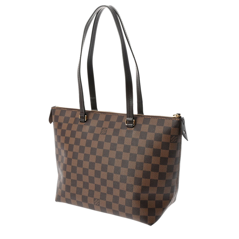 LOUIS VUITTON ルイヴィトン ダミエ イエナPM ブラウン N41012 レディース ダミエキャンバス トートバッグ Aランク 中古 銀蔵