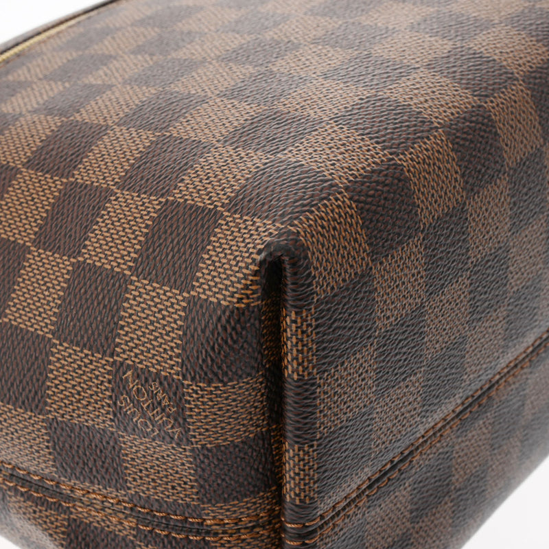 LOUIS VUITTON ルイヴィトン ダミエ イエナPM ブラウン N41012 レディース ダミエキャンバス トートバッグ Aランク 中古 銀蔵