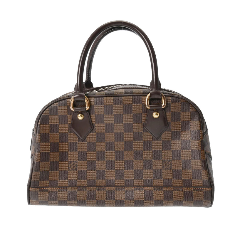 LOUIS VUITTON ルイヴィトン ダミエ ドゥオモ ブラウン N60008 レディース ダミエキャンバス ハンドバッグ Bランク 中古 銀蔵