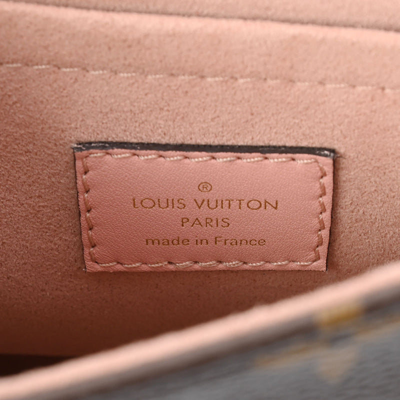 LOUIS VUITTON ルイヴィトン モノグラム ロッキーBB ブラウン/ローズプードル Ｍ44322 レディース モノグラムキャンバス 2WAYバッグ Aランク 中古 銀蔵