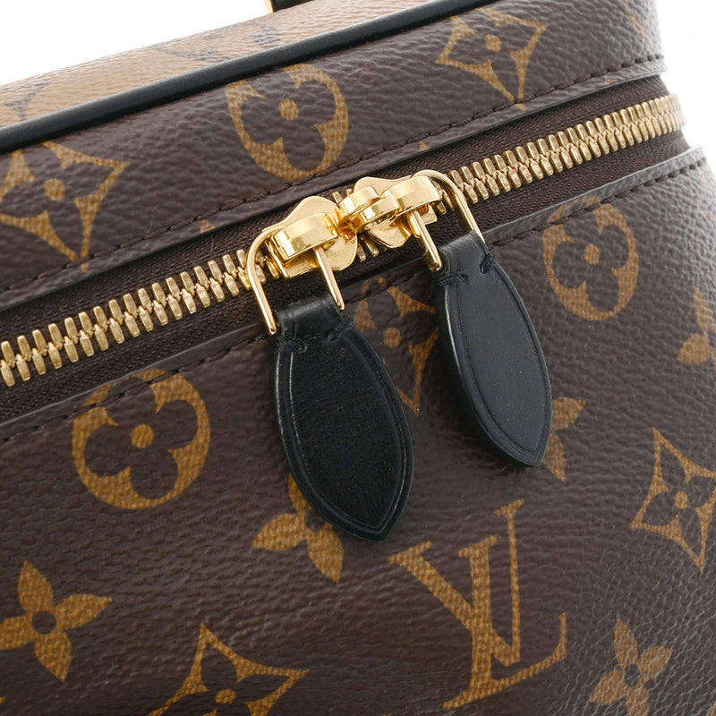 LOUIS VUITTON ルイヴィトン モノグラムリバース ヴァニティNV PM 2WAY ブラウン M45165 レディース モノグラムキャンバス ハンドバッグ Aランク 中古 銀蔵