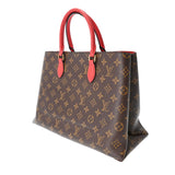 LOUIS VUITTON ルイヴィトン モノグラム フラワートート コクリコ M43553 レディース モノグラムキャンバス 2WAYバッグ ABランク 中古 銀蔵