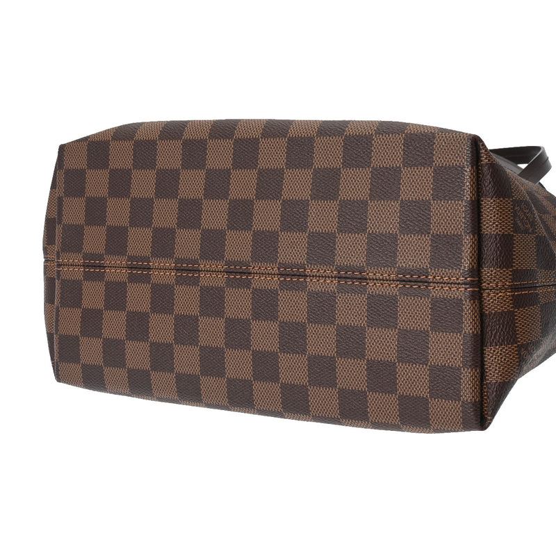 LOUIS VUITTON ルイヴィトン ダミエ イエナPM ブラウン N41012 レディース ダミエキャンバス トートバッグ 新同 中古 銀蔵