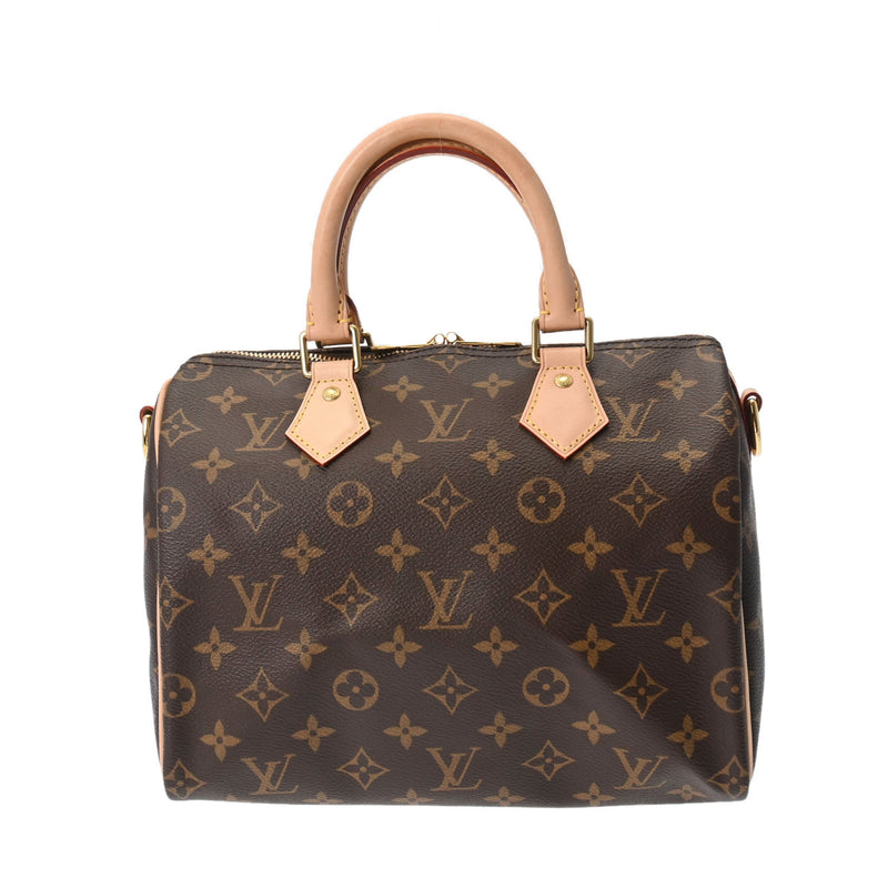 LOUIS VUITTON ルイヴィトン モノグラム スピーディ 25 バンドリエール 2WAY ブラウン M41113 レディース モノグラムキャンバス ハンドバッグ Aランク 中古 銀蔵