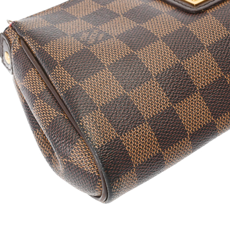 LOUIS VUITTON ルイヴィトン ダミエ エヴァ ブラウン N55213 レディース ダミエキャンバス ショルダーバッグ Bランク 中古 銀蔵