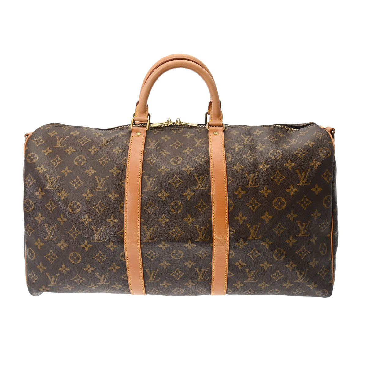 LOUIS VUITTON ルイヴィトン モノグラム キーポル バンドリエール 50 ブラウン M41416 ユニセックス モノグラムキャンバス  ボストンバッグ Bランク 中古 - Thebuildteam