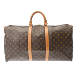 LOUIS VUITTON ルイヴィトン モノグラム キーポル 55 ブラウン M41424 ユニセックス モノグラムキャンバス ボストンバッグ Bランク 中古 銀蔵