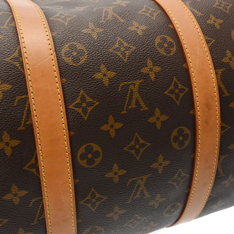 LOUIS VUITTON ルイヴィトン モノグラム キーポル 55 ブラウン M41424 ユニセックス モノグラムキャンバス ボストンバッグ Bランク 中古 銀蔵