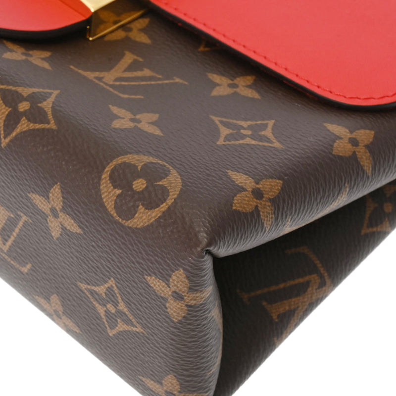 LOUIS VUITTON ルイヴィトン モノグラム ロッキーBB ブラウン/コクリコ Ｍ44322 レディース モノグラムキャンバス 2WAYバッグ Aランク 中古 銀蔵