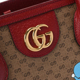 GUCCI グッチ ミニGGスプリーム ドラえもんコラボ 2WAY ベージュ 653952 レディース ミニGGスプリームキャンバス トートバッグ Aランク 中古 銀蔵