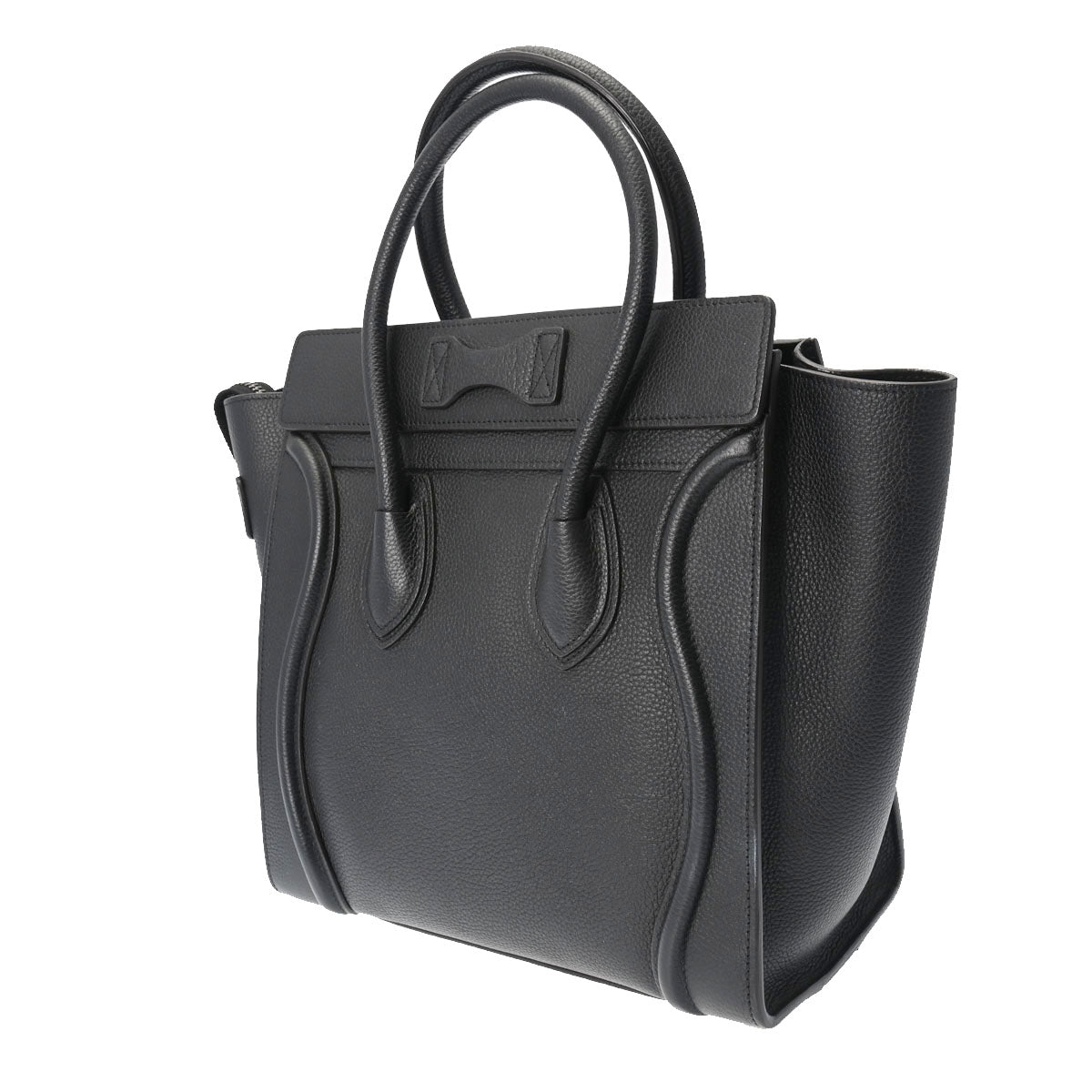 セリーヌラゲージ マイクロショッパー 黒 レディース レザー